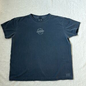 Life Is Good XL Dark Blue Tee Shirt - Kayak “Take me to the river”